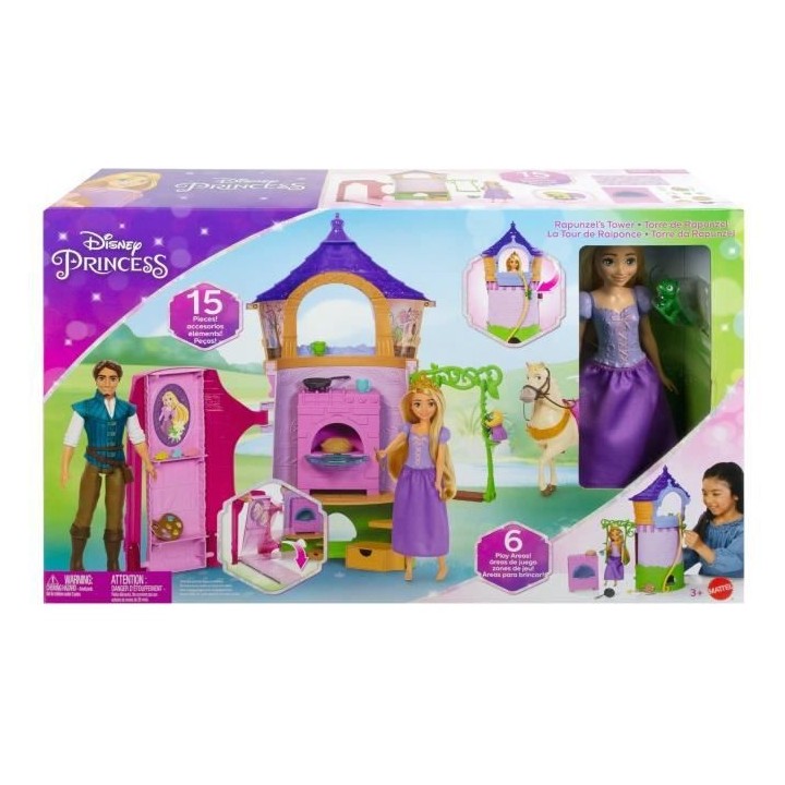 Princesse Disney - Coffret Tour De Raiponce - Poupées Mannequins - 3