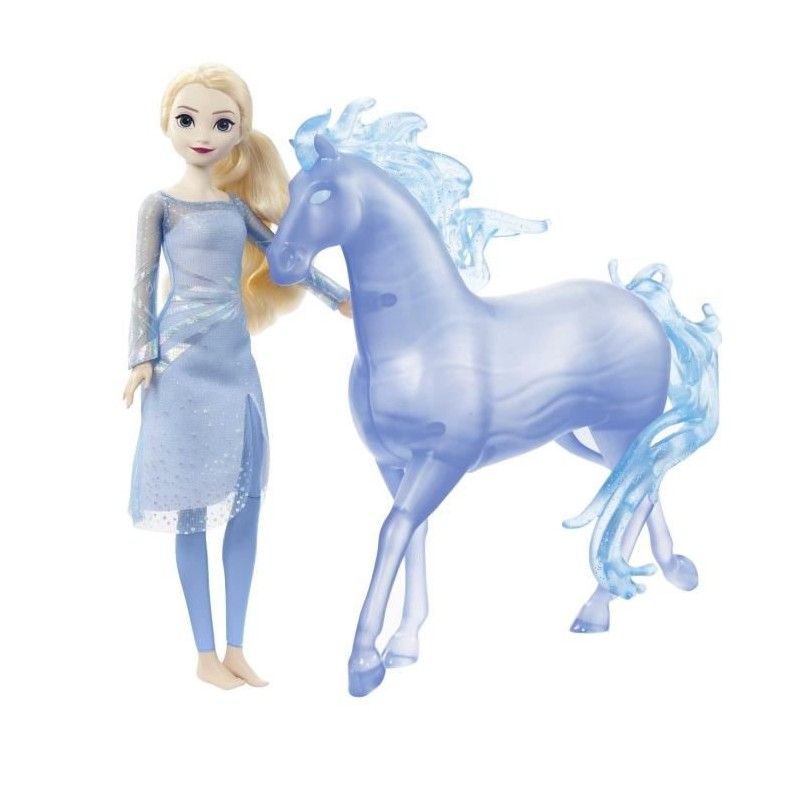 Princesse Disney - Reine Des Neiges - Coffret Elsa Et Nokk - Poupées Mannequins - 3 Ans Et +