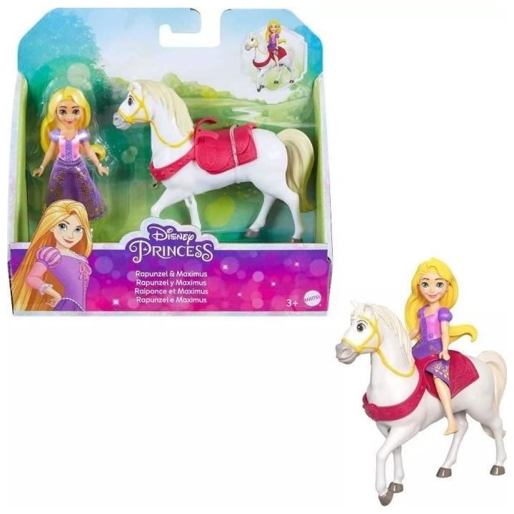Princesse Disney - Raiponce Et Maximus - Mini Univers - 3 Ans Et +