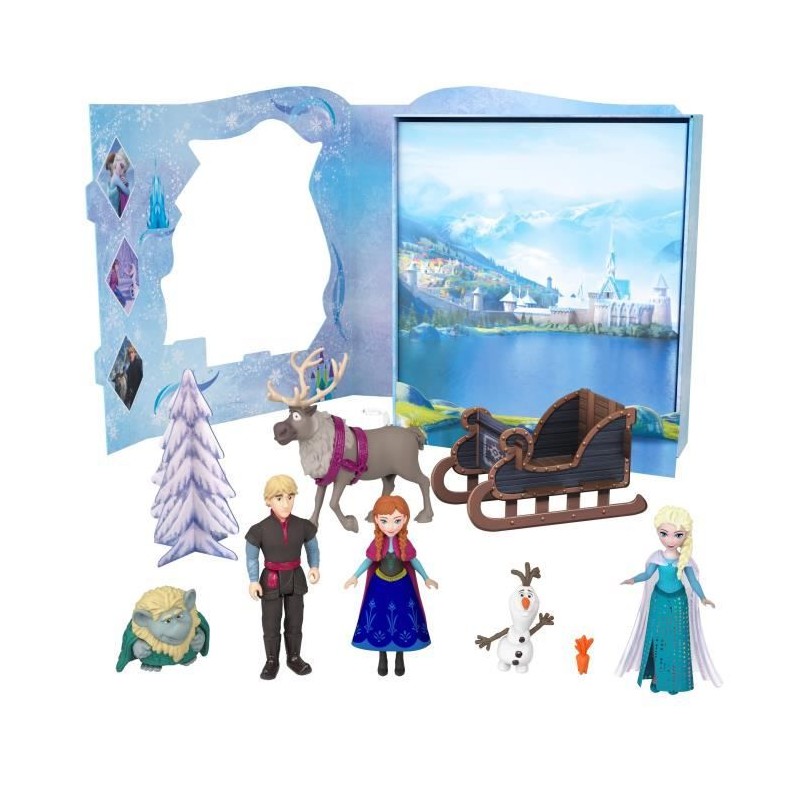 Princesse Disney - Reine Des Neiges - Coffret Histoire La Reine Des Neiges - Mini Univers - 3 Ans Et +