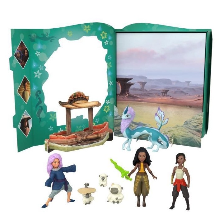 Princesse Disney - Coffret Histoire Raya - Poupées Mannequins - 3 Ans