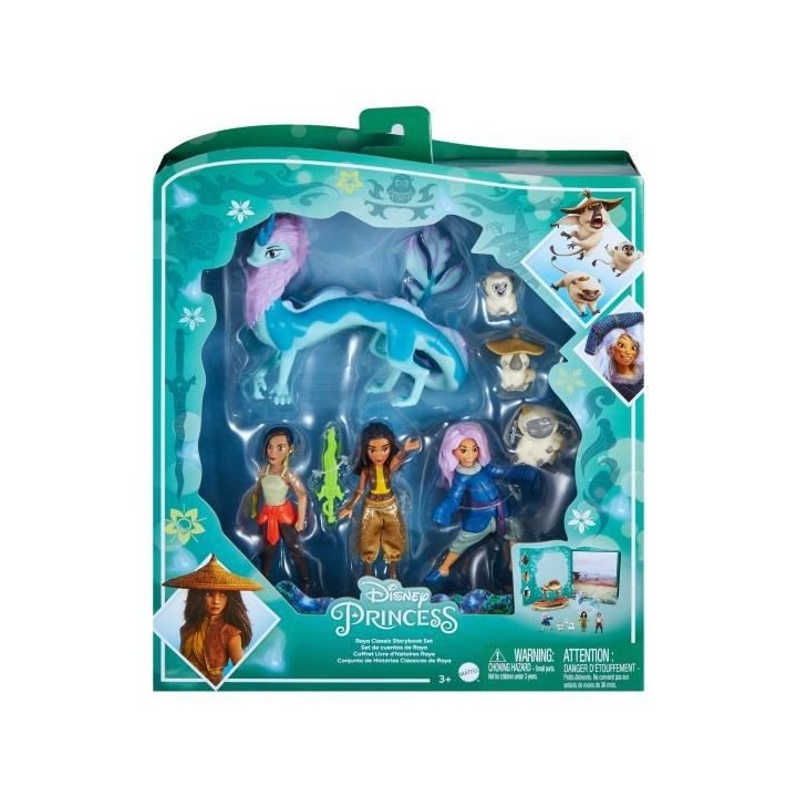 Princesse Disney - Coffret Histoire Raya - Poupées Mannequins - 3 Ans