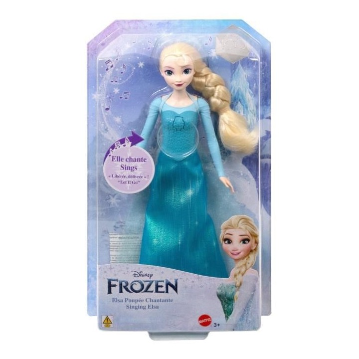 Princesse Disney - Reine Des Neiges - Poupee Elsa Chantante - Poupées