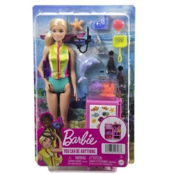 Barbie - Barbie Plongeuse - Poupée - 3 Ans Et +