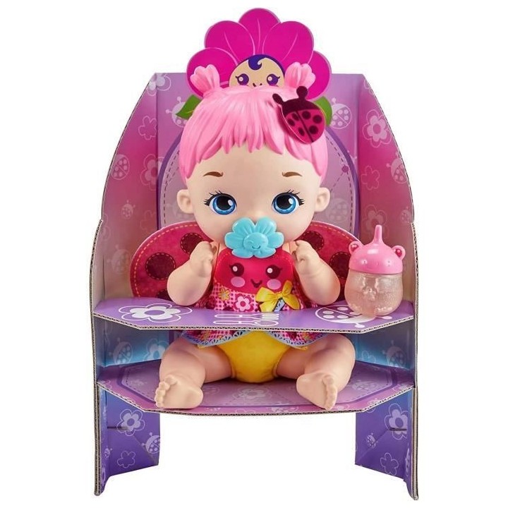 My Garden Baby - Coccinelle Boit & Pipi Rose - Poupon - 3 Ans Et +