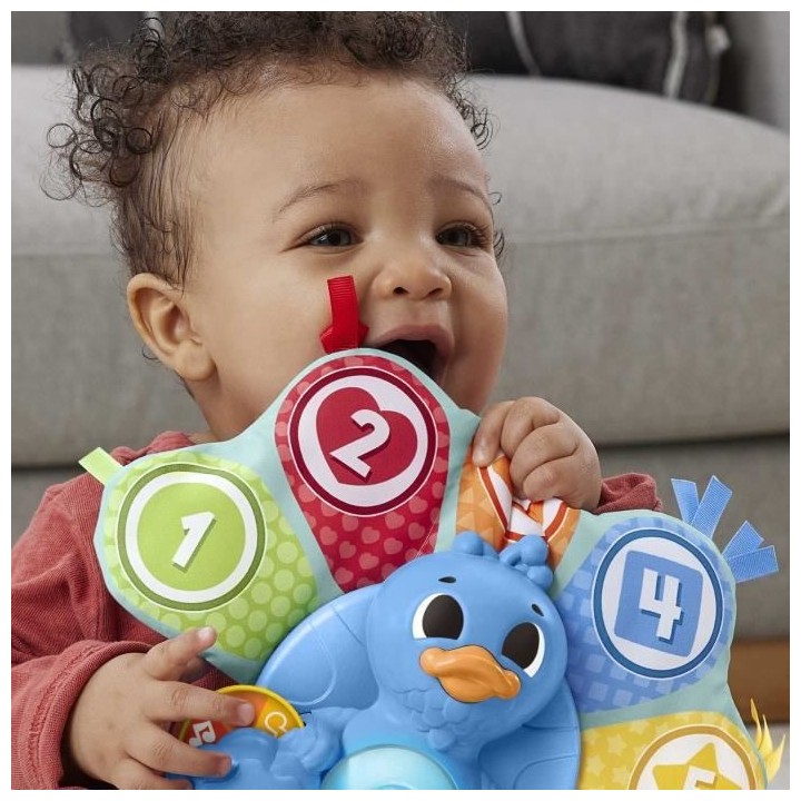 Fisherprice - Linkimals - Adam Le Paon - Jouet 1Er Age D'Éveil - 9 Mo