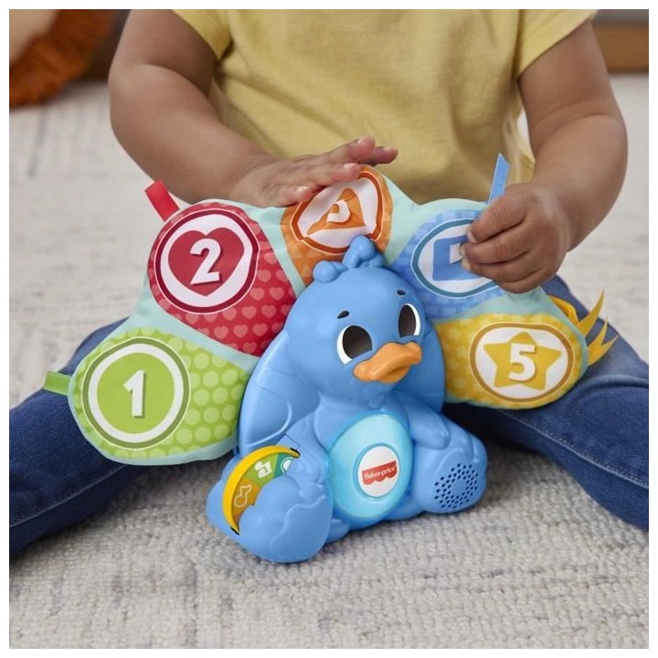 Fisherprice - Linkimals - Adam Le Paon - Jouet 1Er Age D'Éveil - 9 Mo