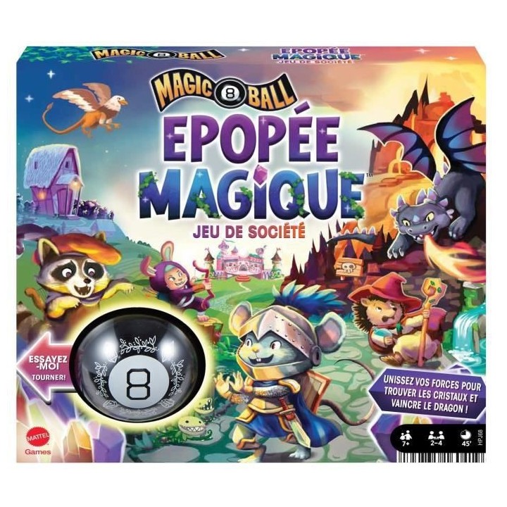 Epopee Magique - Jeux de société - 7 ans et + - Jeux Mattel Games