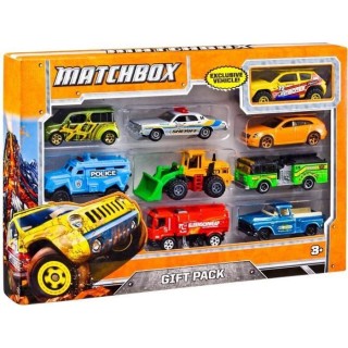 Matchbox - Coffret de 9 petites voitures (modele aléatoire) - Des 3 a