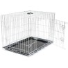 VADIGRAN Cage métallique pliable Classic - 91 x 61 x 66 cm - Argent - Pour chien