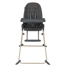 MAXI-COSI Ava Chaise haute bébé, ultra compacte, légere, de la naissance a 3 ans, Beyond Graphite Eco