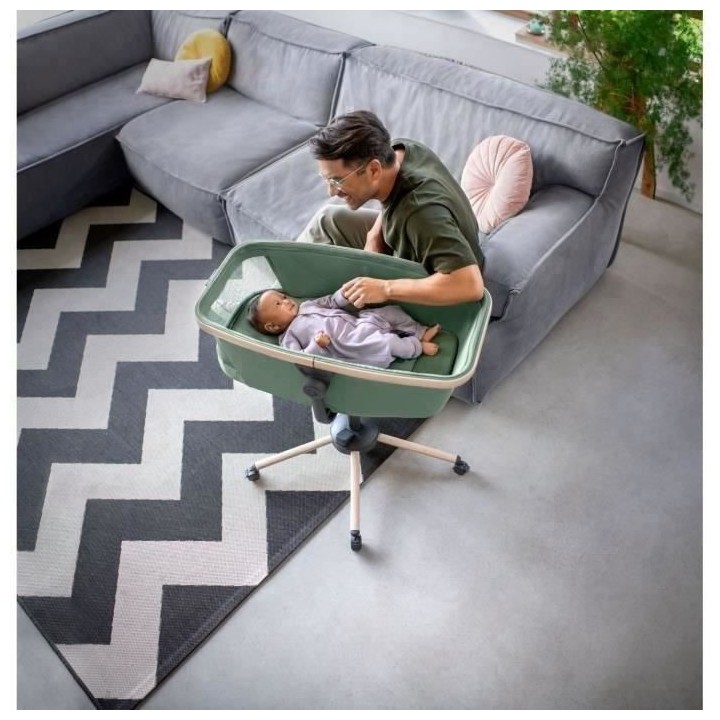 MAXI COSI Transat ALBA tout-en-un, berceau, évolutif, chaise haute (k