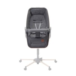 MAXI COSI Kit repas pour transat Alba, chaise haute bébé avec tablette + housse de protection Beyond Graphite, de 6 mois a 3 a