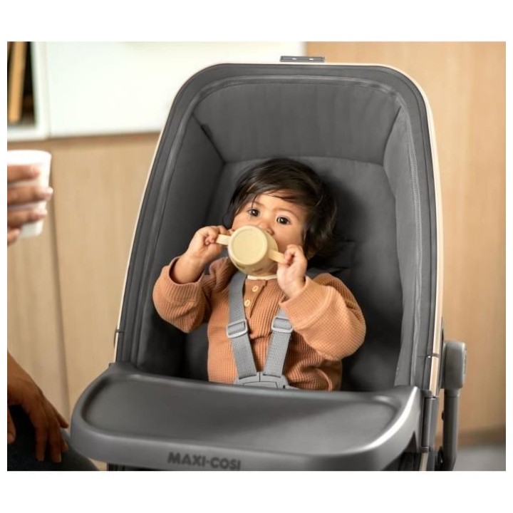 MAXI COSI Kit repas pour transat Alba, chaise haute bébé avec tablet
