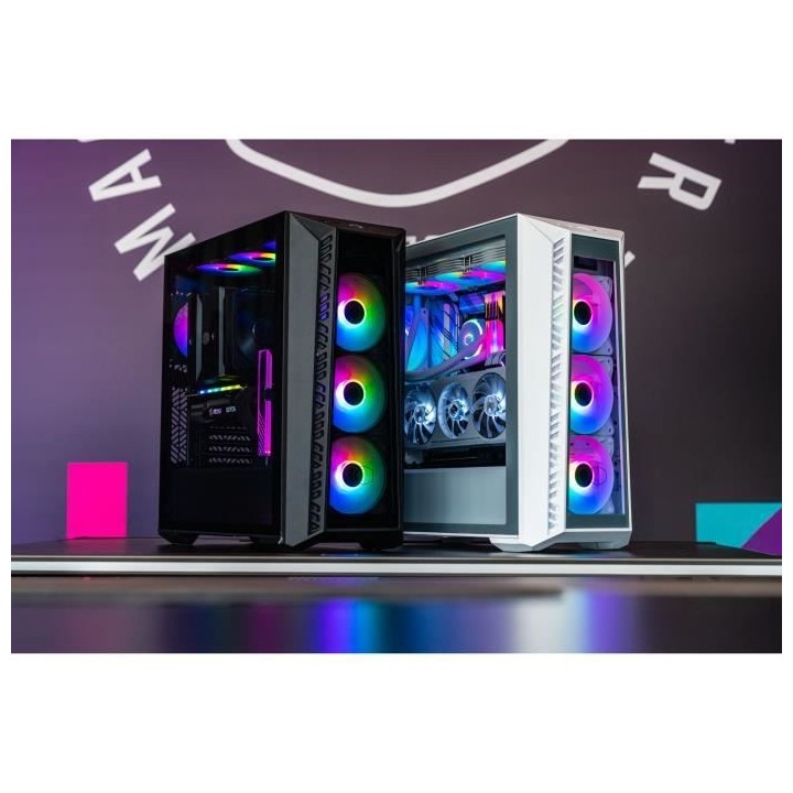 Boîtier Gaming - COOLER MASTER - MasterBox MB520 - Façade en verre -
