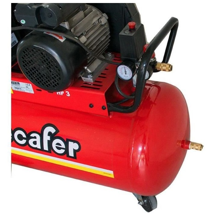 MECAFER Compresseur 100L - 3CV - 10 bars - bicylindre V fonte