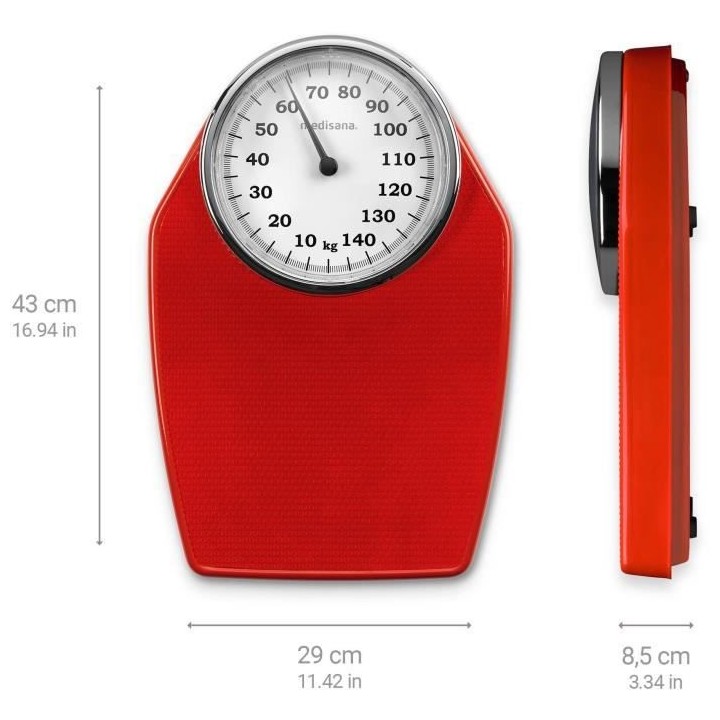 Pese personne mécanique MEDISANA PS 100 - design rétro - fonctionne