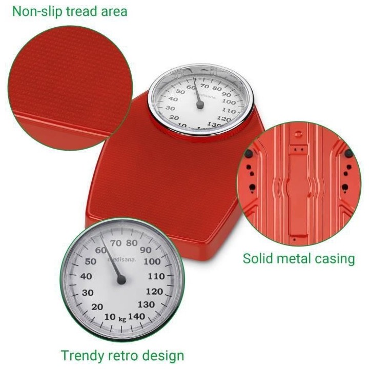 Pese personne mécanique MEDISANA PS 100 - design rétro - fonctionne