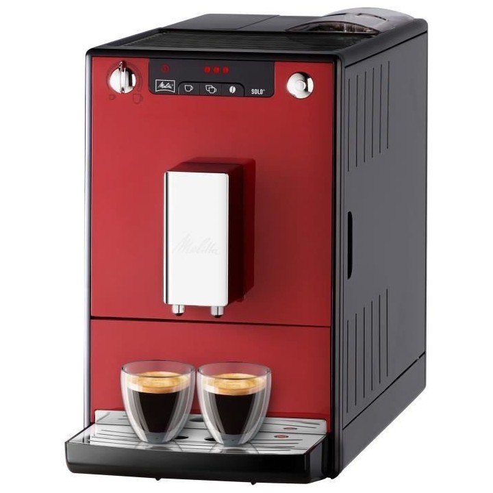 Melitta - Machine a Café a Grain Solo Rouge Chili - Machine Expresso