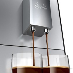 Melitta - Machine a Café a Grain Solo Rouge Chili - Machine Expresso Automatique Broyeur a Grains avec Systeme d'Extraction Ar