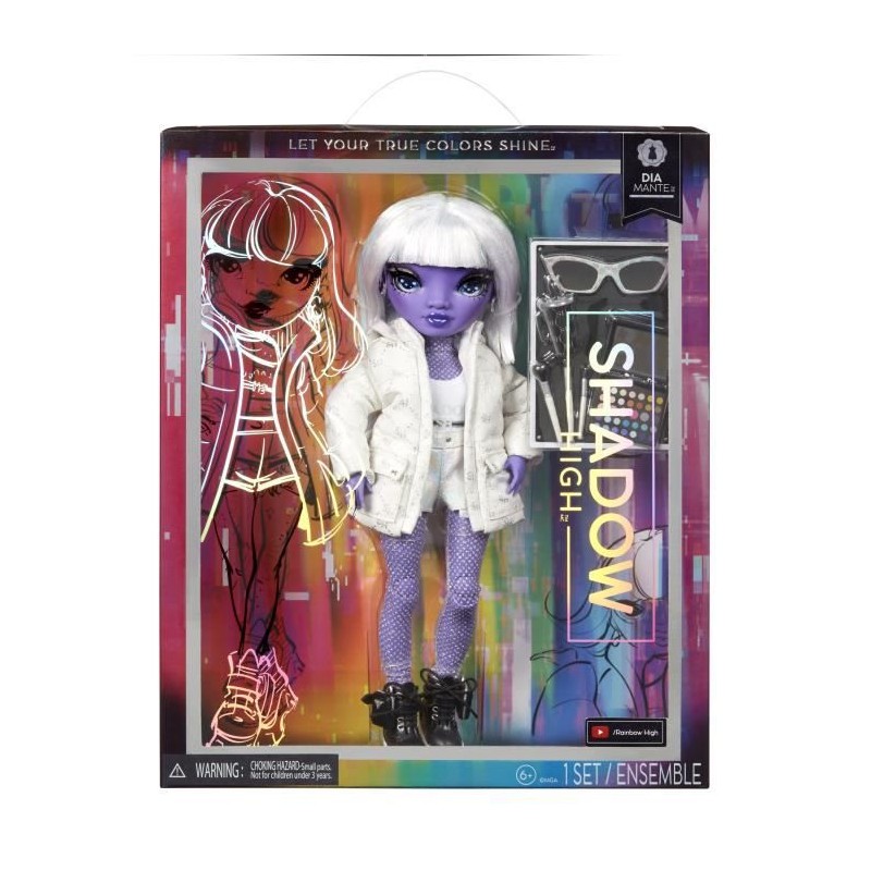 Rainbow High - Shadow High Fashion Doll - HG - Dia Mante (Violet) Série 2