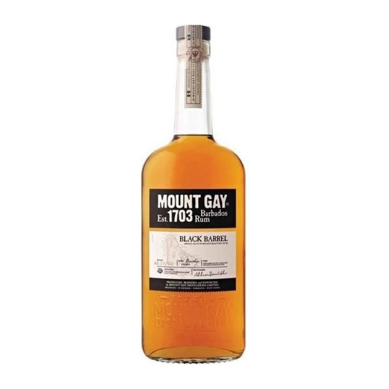 Mount Gay - Black Barrel - Rhum Traditionnel des Barbades - 43% - 70 cl