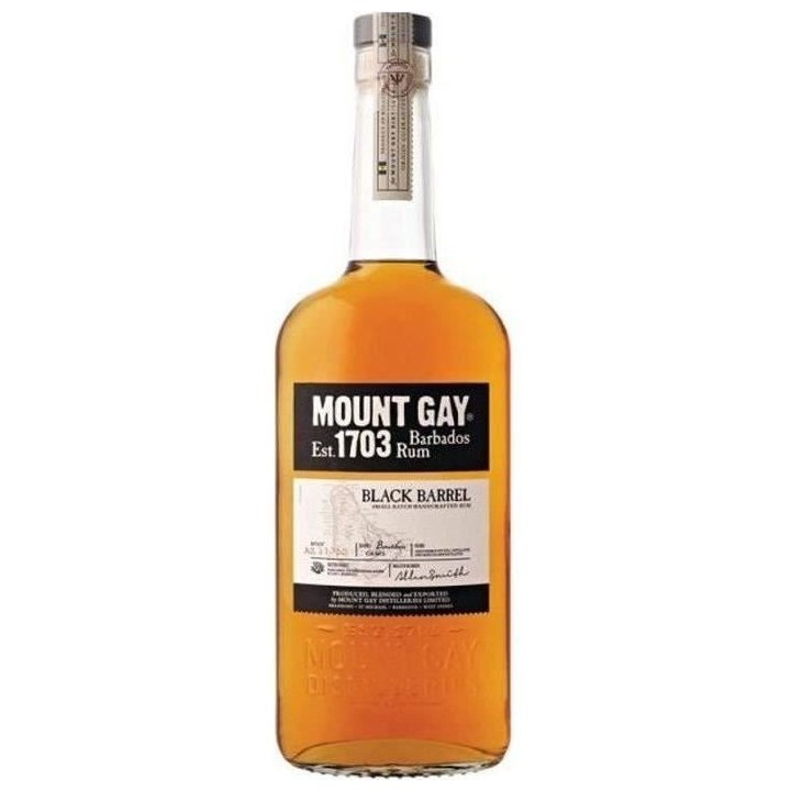 Mount Gay - Black Barrel - Rhum Traditionnel des Barbades - 43% - 70 c