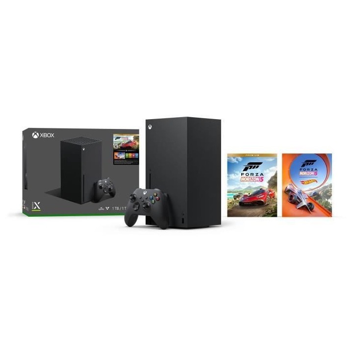 Pack Console Xbox Series X + Forza Horizon 5 Premium Edition - 1000 Go