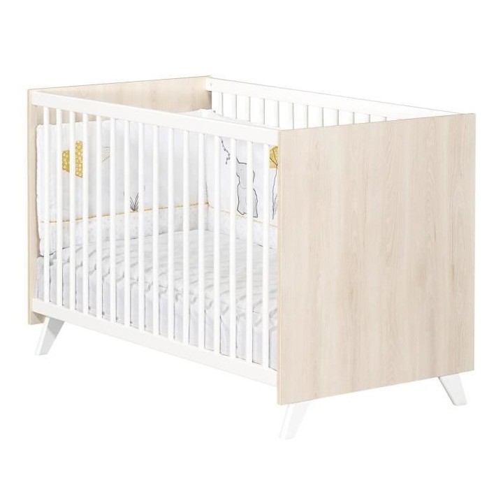 Babyprice - SCANDI NATUREL - Lit Bébé 120 x 60