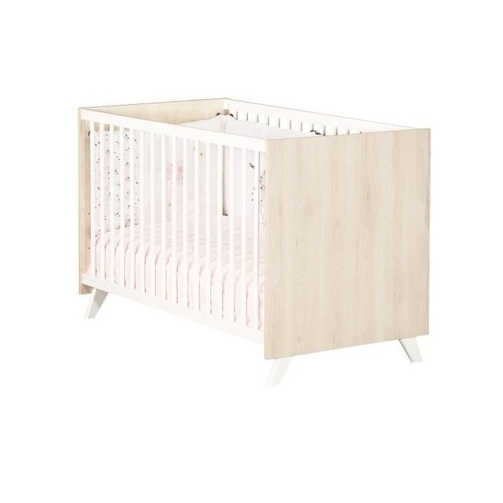 Babyprice - SCANDI NATUREL - Lit Bébé 120 x 60