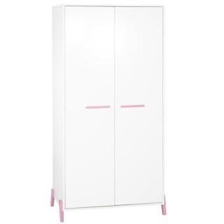 Babyprice - JOY ROSE - Armoire 2 Portes