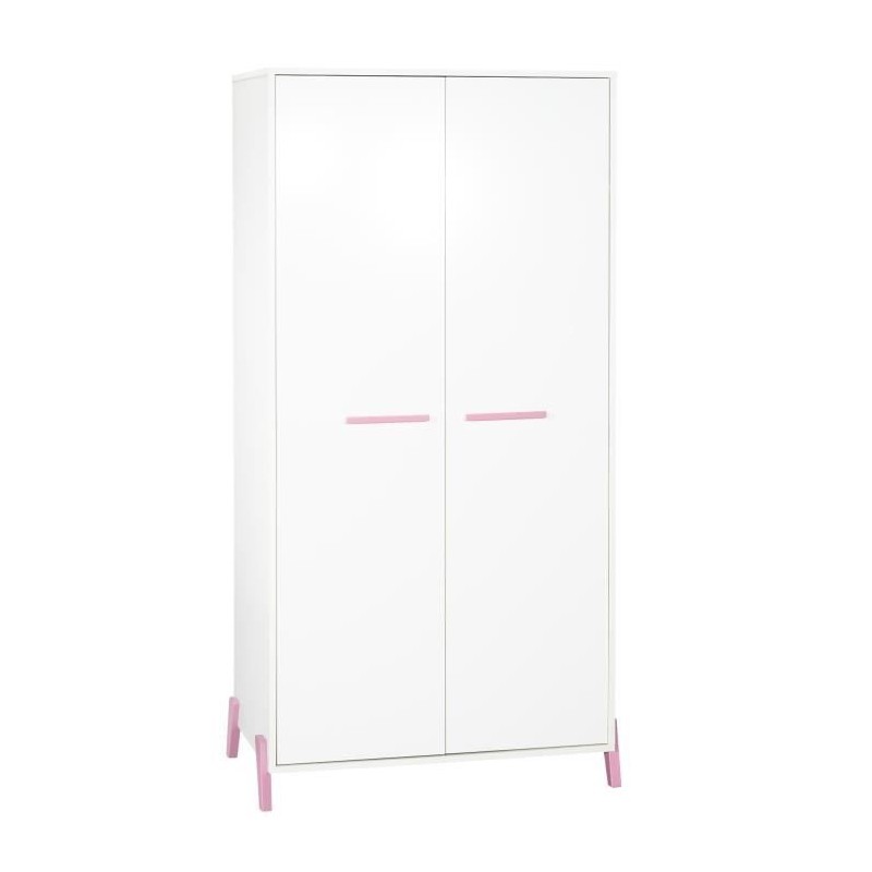 Babyprice - JOY ROSE - Armoire 2 Portes