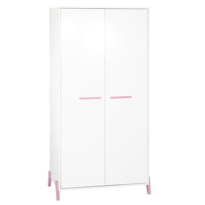 Babyprice - JOY ROSE - Armoire 2 Portes