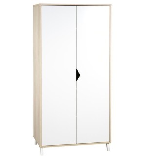 Babyprice - SCANDI NATUREL - Armoire 2 Portes
