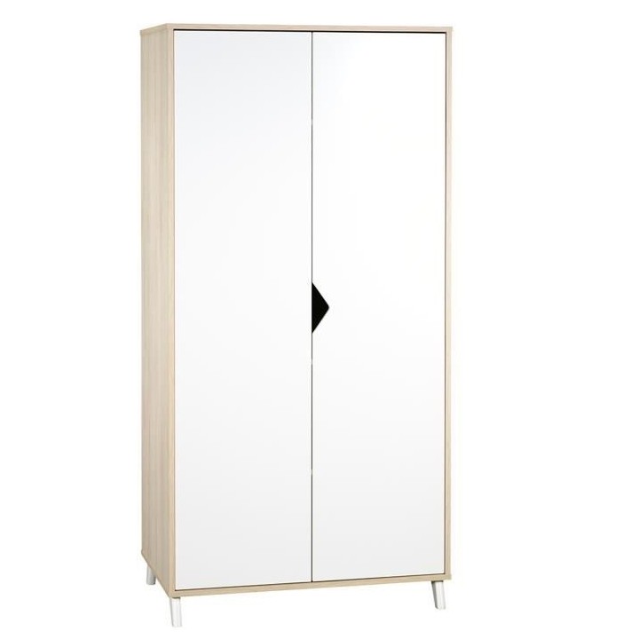 Babyprice - SCANDI NATUREL - Armoire 2 Portes