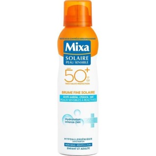 Creme solaire Brume Fine MIXA Peaux Sensibles a réactives SPF50+ - 20