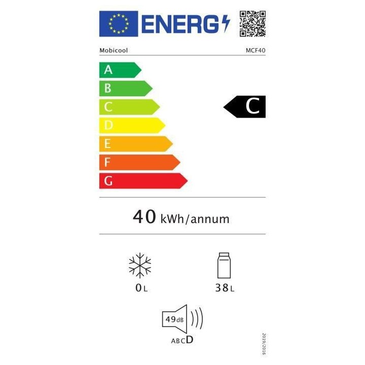 MOBICOOL MCF40 glaciere compression