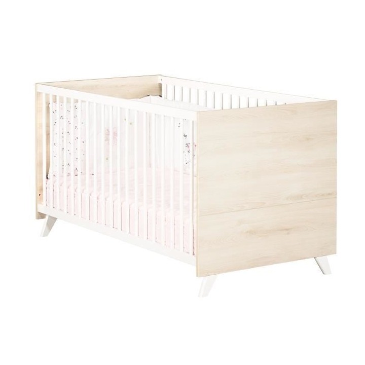 Babyprice - SCANDI NATUREL - Lit Evolutif Little Big Bed 140x70