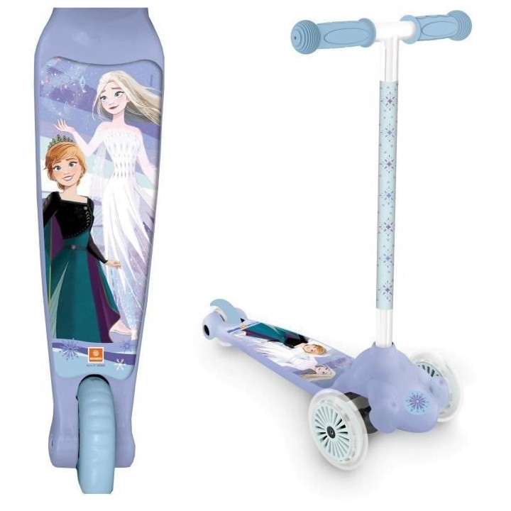 MONDO - Trottinette / Patinette 3 roues inversées - Disney - La Reine