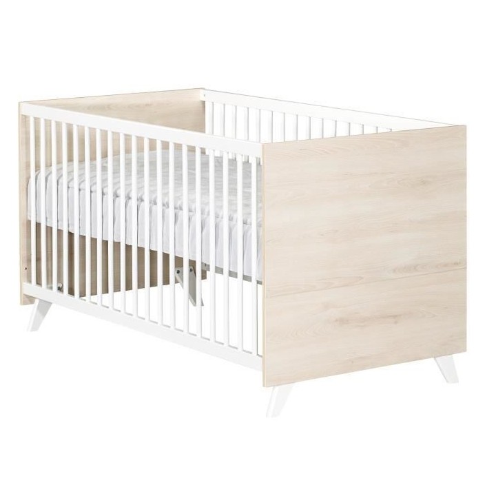 Babyprice - SCANDI NATUREL - Lit Evolutif Little Big Bed 140x70