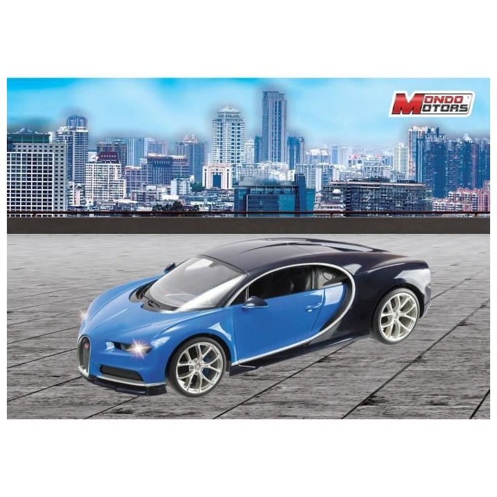 MONDO MOTORS - Véhicule radiocommandé - Effets lumineux - Bugatti Ch