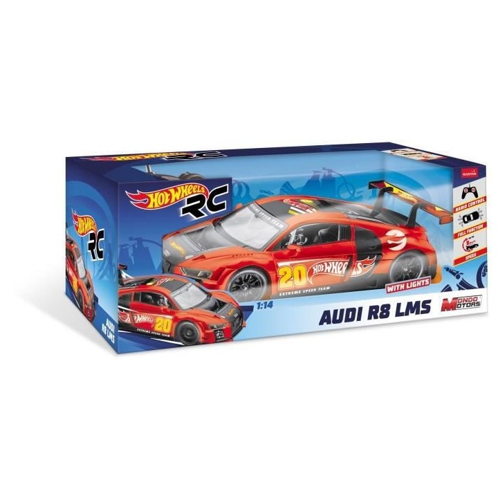 MONDO MOTORS - Véhicule radiocommandé - Audi R8 Le Mans Series - Hot