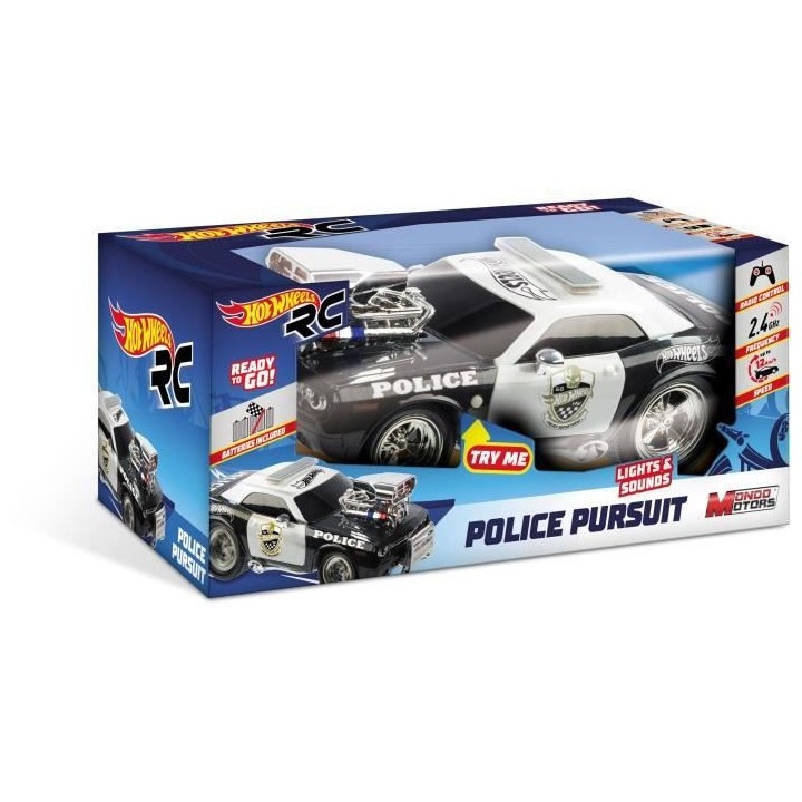 MONDO MOTORS - Véhicule radiocommandé - Sons et lumieres - Hot Wheel