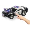 MONDO MOTORS - Véhicule radiocommandé - Sons et lumieres - Hot Wheels Police Pursuit - Voiture de police - 28cm