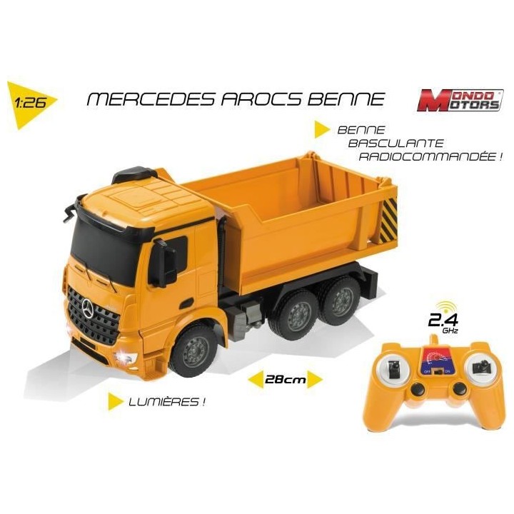 MONDO MOTORS - Véhicule radiocommandé - Effets lumineux - Mercedes A