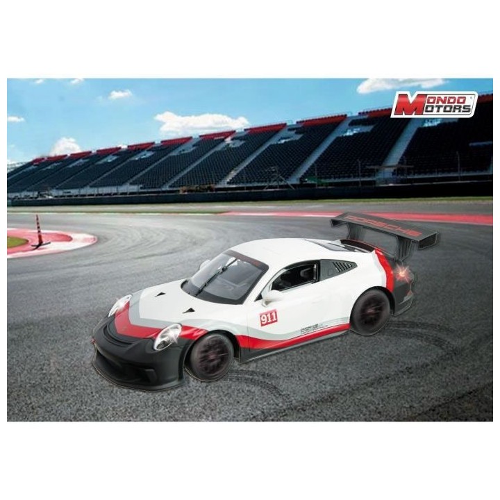 MONDO MOTORS - Véhicule radiocommandé - Effets lumineux - Porsche 91