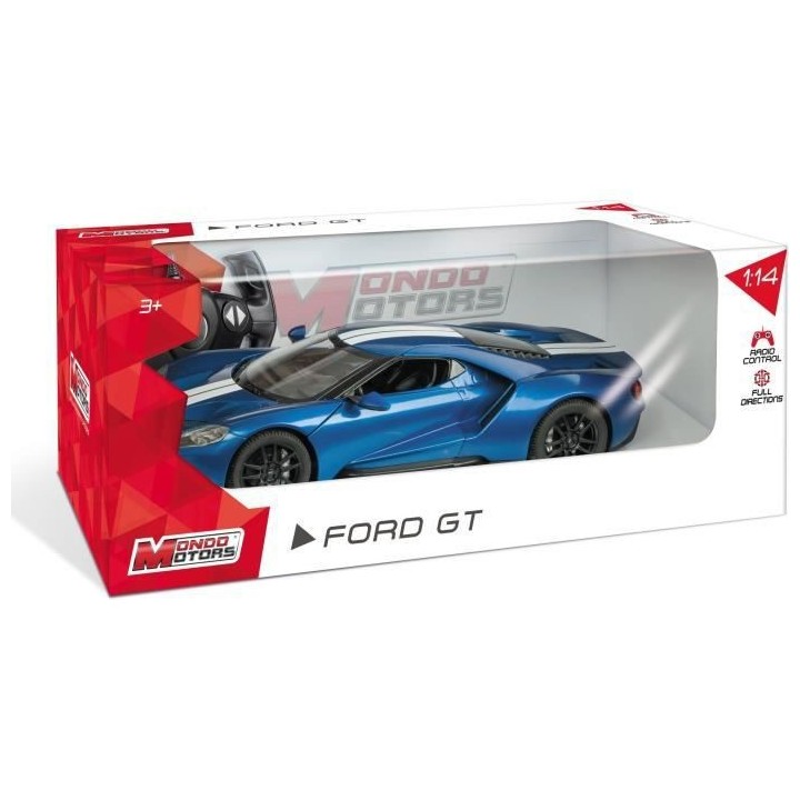 MONDO MOTORS - Véhicule radiocommandé - Effets lumineux - Ford GT -