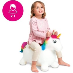 MONDO - Ballon sauteur - Animal sauteur ... chevaucher - Licorne - Longueur 65cm