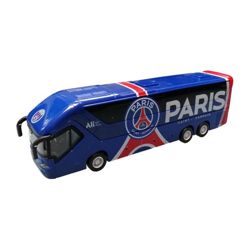 MONDO MOTORS - Véhicule miniature - Métal - Rétro-friction - Bus équipe de football du PSG - �chelle 1:43eme