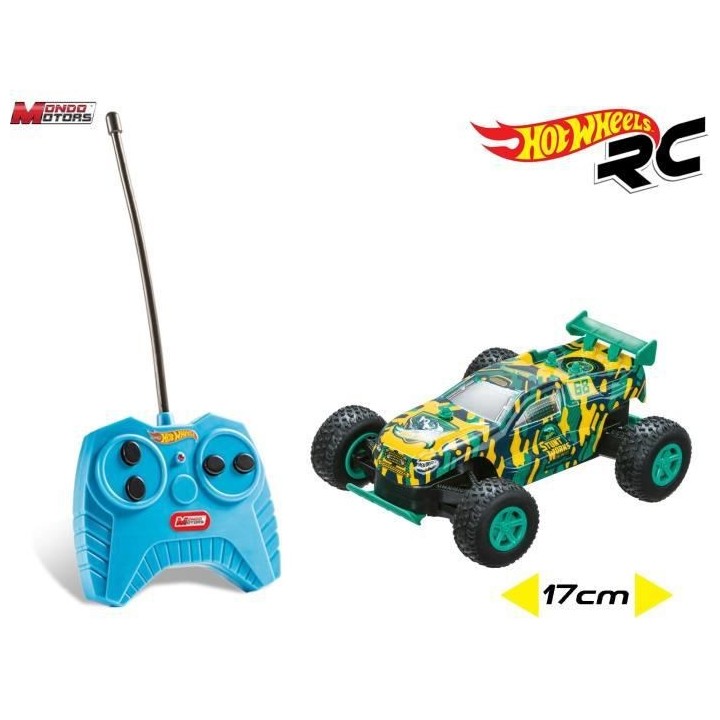 MONDO MOTORS - Véhicule radiocommandé - Hot Wheels Rock Monster - Bu
